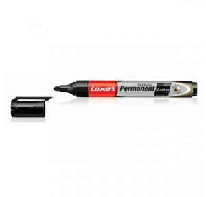 Luxor Refillable Permanent Marker Pen 1222 (Black)